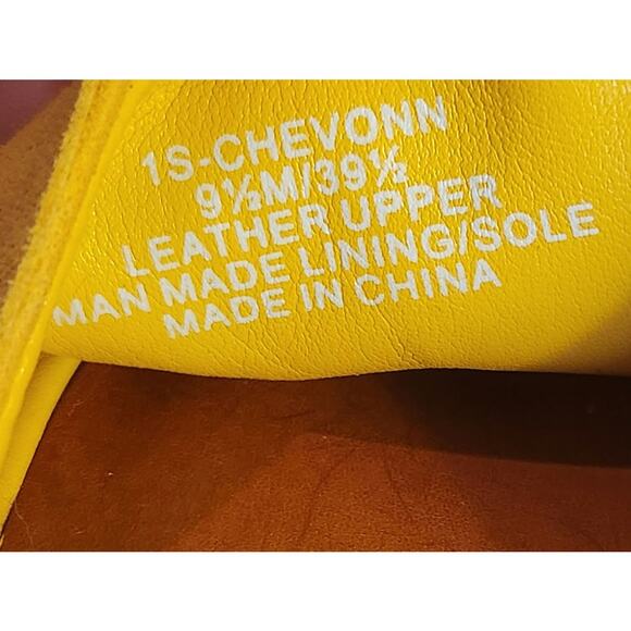 1. State Twist Knot Slides Sz 10.5 Gold Suede Slip On Flat Casual Sandals - Picture 8 of 9